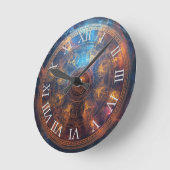 Quantum Halo Matrix ラウンド壁時計 (傾斜)