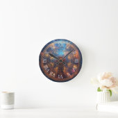 Quantum Halo Matrix ラウンド壁時計 (ホーム)