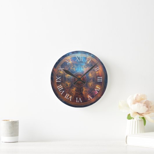 Quantum Halo Matrix ラウンド壁時計 (ホーム)