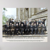 Quantum Mechaに関する5th Solvay Conference ポスター (正面)