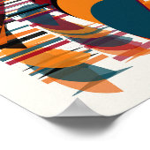 Quantum Mechanics Bauhaus Pattern  ポスター (角)