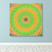 Quantum Mechanics Mandala Art  キャンバスプリント (インサイチュ (ウッドフロア))