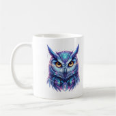 Quantum Owl Spirit of Wisdom コーヒーマグカップ (左)