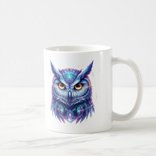 Quantum Owl Spirit of Wisdom コーヒーマグカップ (右)