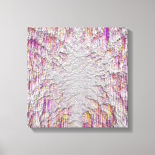 Quantum Physics Colorful Design  キャンバスプリント (正面)
