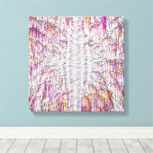 Quantum Physics Colorful Design  キャンバスプリント (インサイチュ (ウッドフロア))