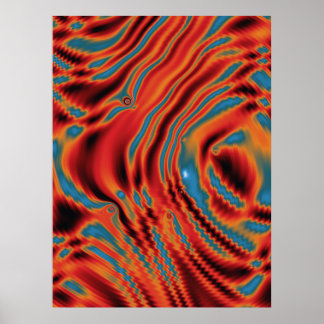 Quantum Physics Colorful Design ポスター