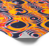 Quantum physics contemporary wall decor  ポスター (角)