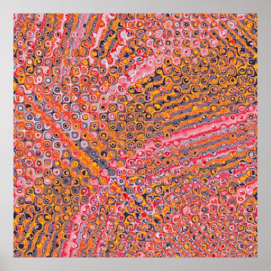 Quantum physics contemporary wall decor  ポスター (正面)