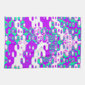 Quantum Physics Geometric Pattern  キッチンタオル (横)