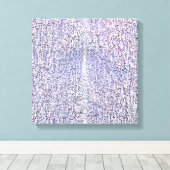 Quantum Physics Geometric Pattern  キャンバスプリント (インサイチュ (ウッドフロア))