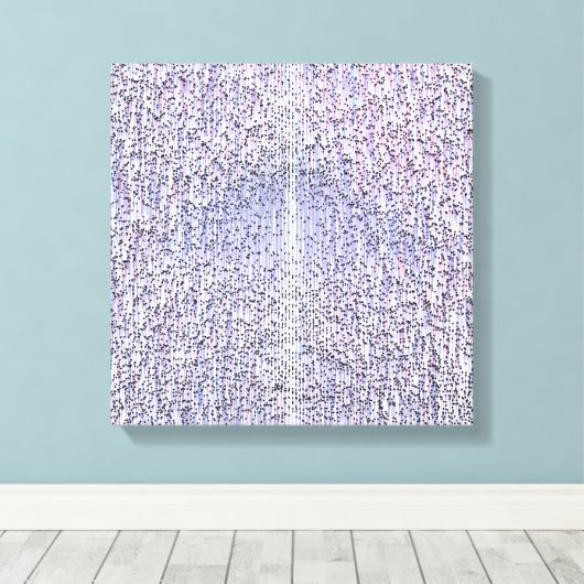 Quantum Physics Geometric Pattern  キャンバスプリント (インサイチュ (ウッドフロア))