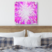 Quantum Physics Geometric Pattern Design  キャンバスプリント (インサイチュ (寝室))