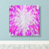 Quantum Physics Geometric Pattern Design  キャンバスプリント (インサイチュ (ウッドフロア))