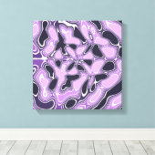 Quantum Physics Liquid Kinetic Painting. キャンバスプリント (インサイチュ (ウッドフロア))