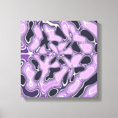 Quantum Physics Liquid Kinetic Painting. キャンバスプリント (正面)