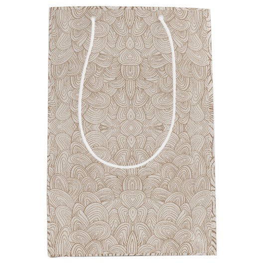 Quantumn Weave - Warm Neutral ミディアムペーパーバッグ (正面)