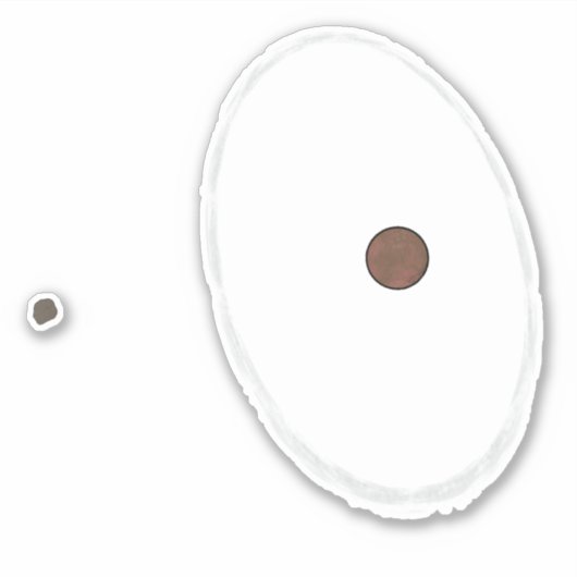 Quaoar (2002 LM60) シール (正面)