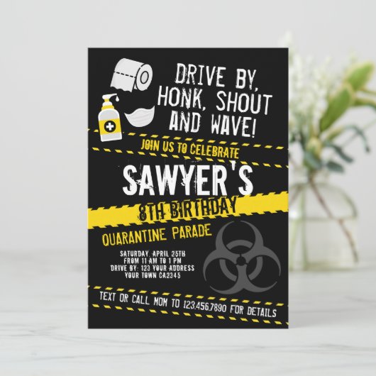 Quarantine Birthday Parade 招待状 (スタンド正面)