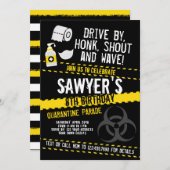 Quarantine Birthday Parade 招待状 (正面/裏面)