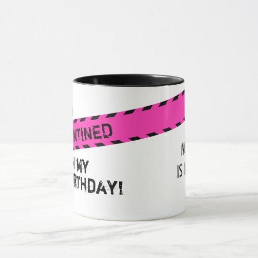 Quarantine Birthday Party, Virtual Birthday マグカップ (中央)