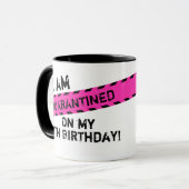 Quarantine Birthday Party, Virtual Birthday マグカップ (正面左)