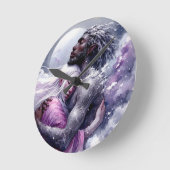 Quaraun & BoomFuzzy – 受け入れ ラウンド壁時計 (傾斜)