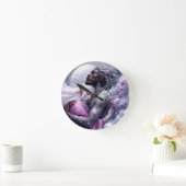 Quaraun & BoomFuzzy – 受け入れ ラウンド壁時計 (ホーム)