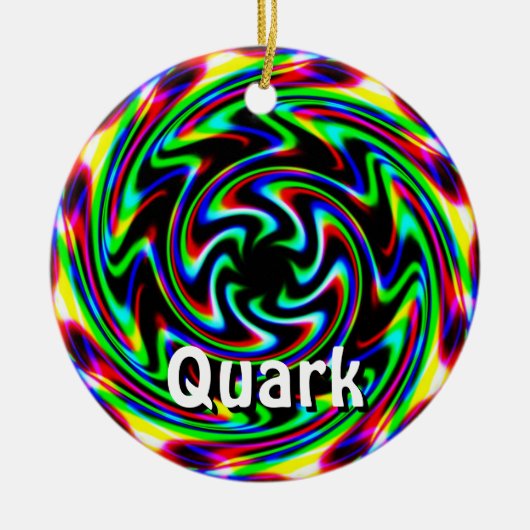 Quark （単語の変更） セラミックオーナメント (正面)