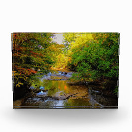 Quarry Rock滝オンa秋日 フォトブロック