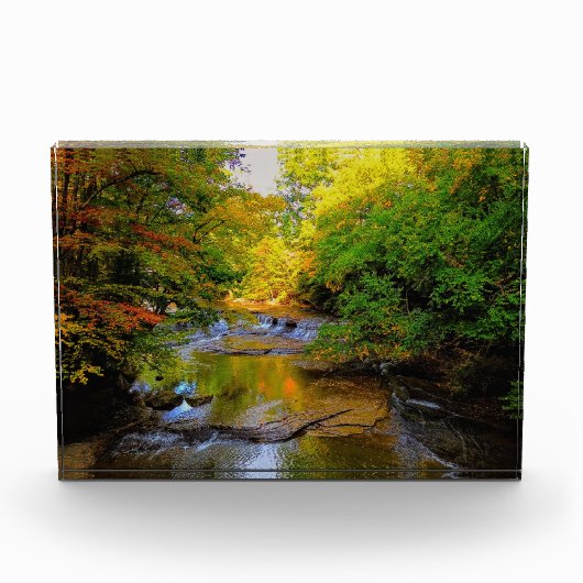 Quarry Rock滝オンa秋日 フォトブロック (正面)