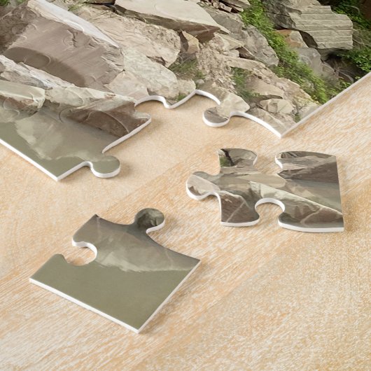 Quarry - Steinbruch -パズル ジグソーパズル (側面)