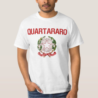 Quartararoのイタリア人の姓 Tシャツ