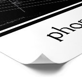 Quarter Note Music Gage ポスター (角)