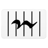 quarter rest マグネット (横)