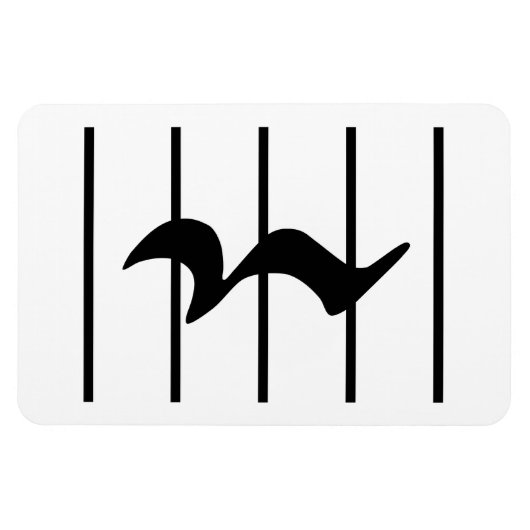 quarter rest マグネット (横)