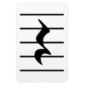 quarter rest マグネット (縦)