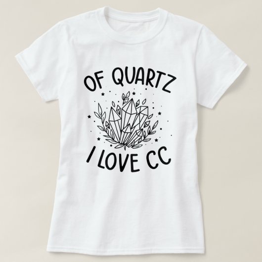 Quartz I Love CCの会話についてクラシカルは Tシャツ (デザイン正面)