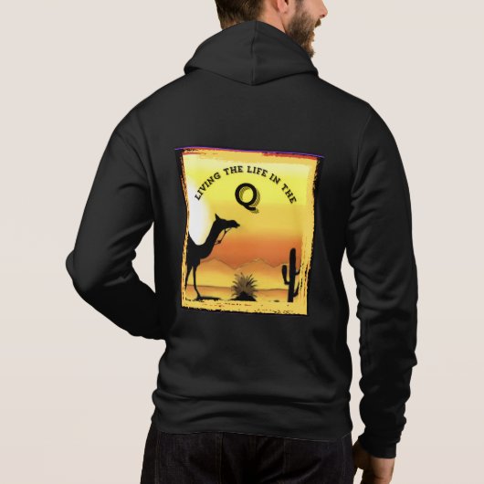 Quartzsite Zippered Hoodie パーカ (裏面)