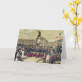 Quatorze Juillet 1881年 カード (黄色い花)