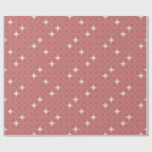 Quatrefoil Geometric Pattern Wrapping Paper ラッピングペーパー (フラット)