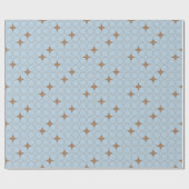 Quatrefoil Geometric Pattern Wrapping Paper ラッピングペーパー (フラット)