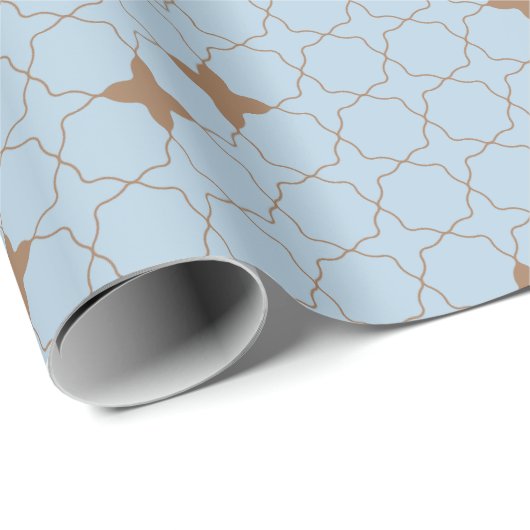 Quatrefoil Geometric Pattern Wrapping Paper ラッピングペーパー (ロールコーナー)
