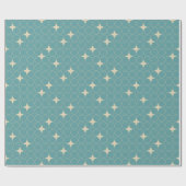 Quatrefoil Geometric Pattern Wrapping Paper ラッピングペーパー (フラット)