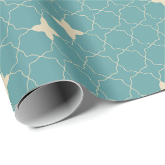Quatrefoil Geometric Pattern Wrapping Paper ラッピングペーパー
