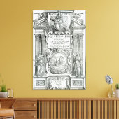 「Quattro libri dell'archituttura」への先駆け キャンバスプリント (インサイチュ (リビング))