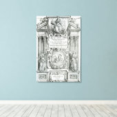 「Quattro libri dell'archituttura」への先駆け キャンバスプリント (インサイチュ (ウッドフロア))