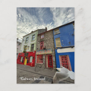Quay通りインLatin Quarter, Galway Ireland 2 ポストカード