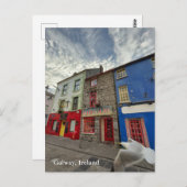 Quay通りインLatin Quarter, Galway Ireland 2 ポストカード (正面/裏面)