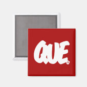 QUE文字 マグネット (正面/裏面)